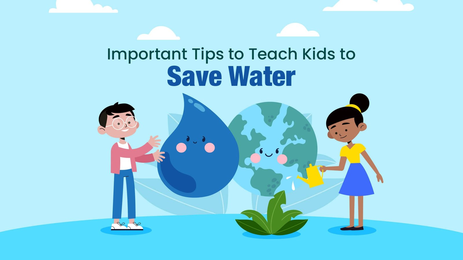 Divya Jyot School guide on teaching kids to save water in Ahmedabad