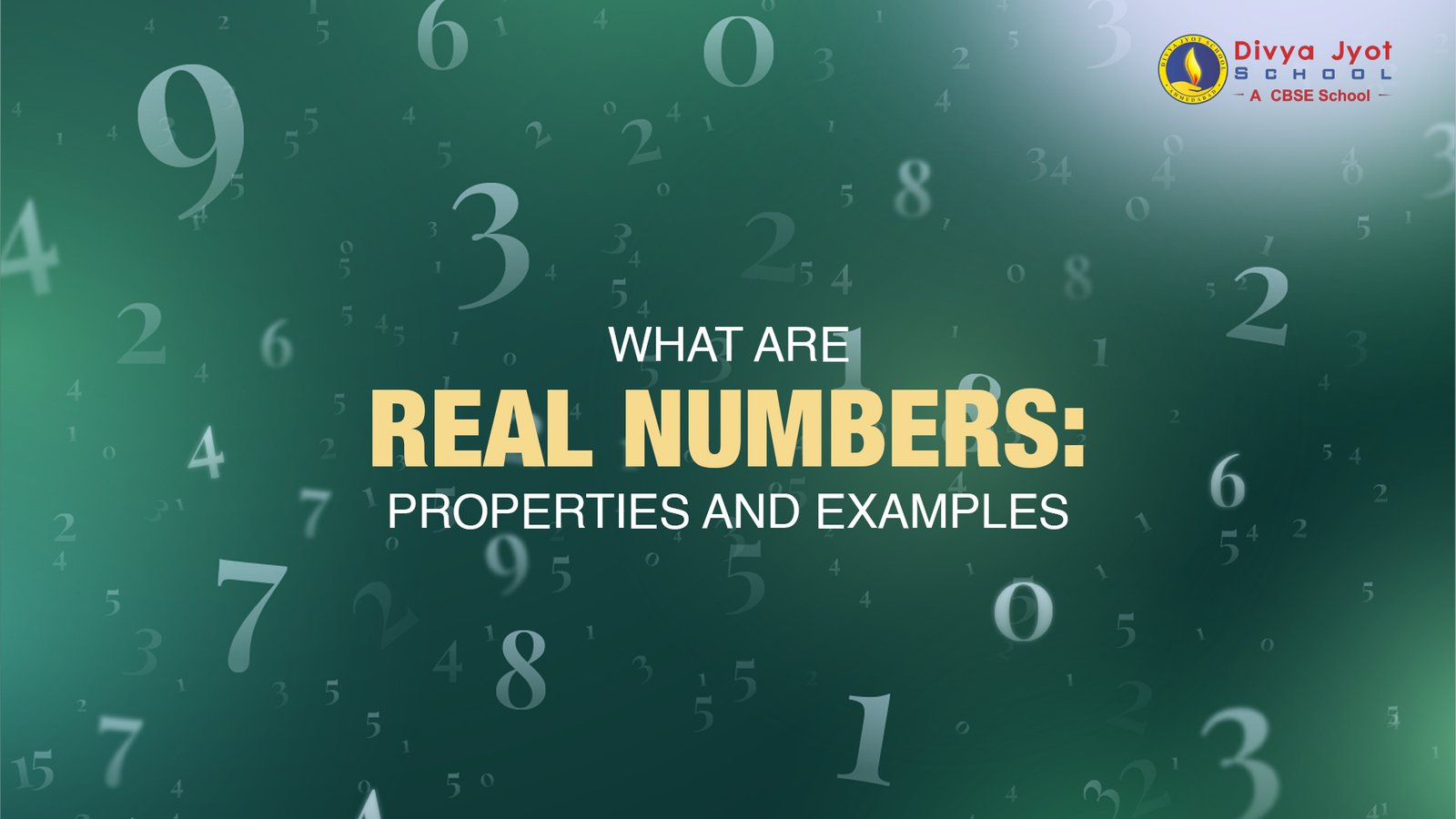 Real Numbers, Properties, and Examples